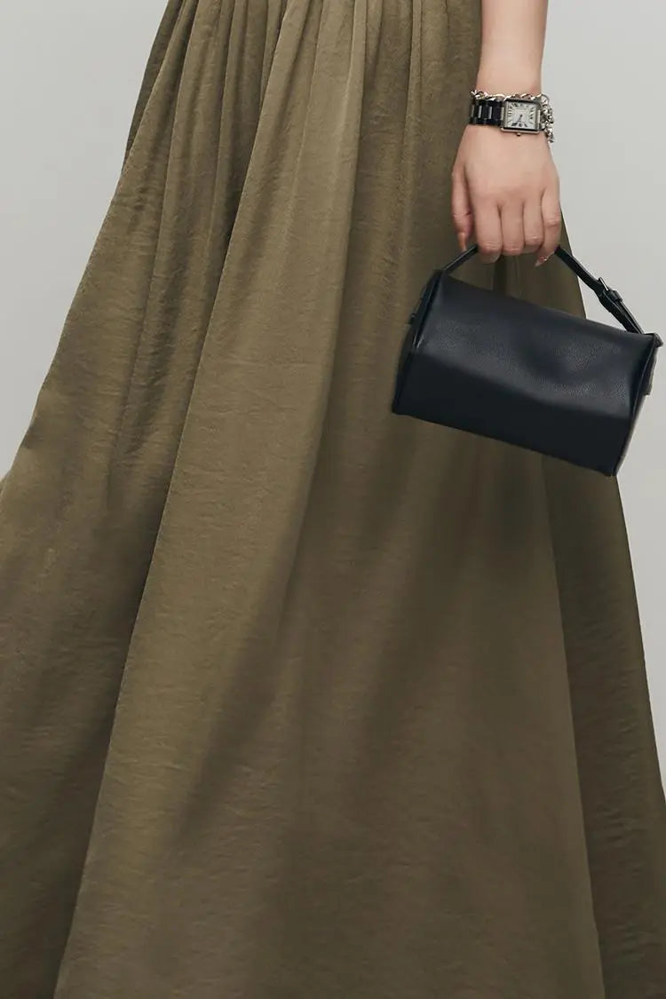 Silky Patchwork Tank Dress